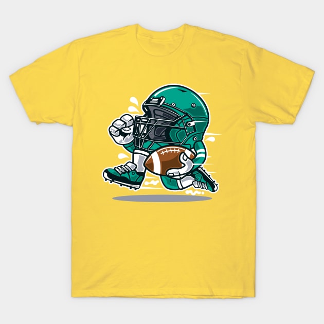 Football Dash T-Shirt by lldesigns